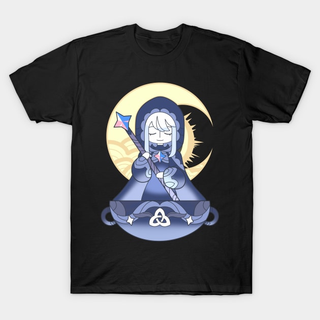 Blessing of the Welkin Moon T-Shirt by Manumindfreak81
